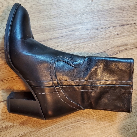 Ann Tuil Champs Elysees black leather booties 35 - Picture 9 of 9